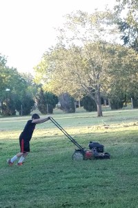 Isaiah Mowing